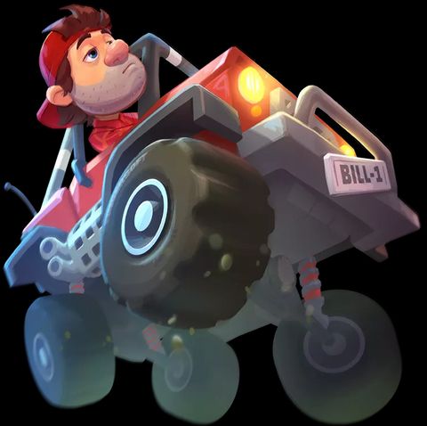 Bill character from Hill Climb Racing 2